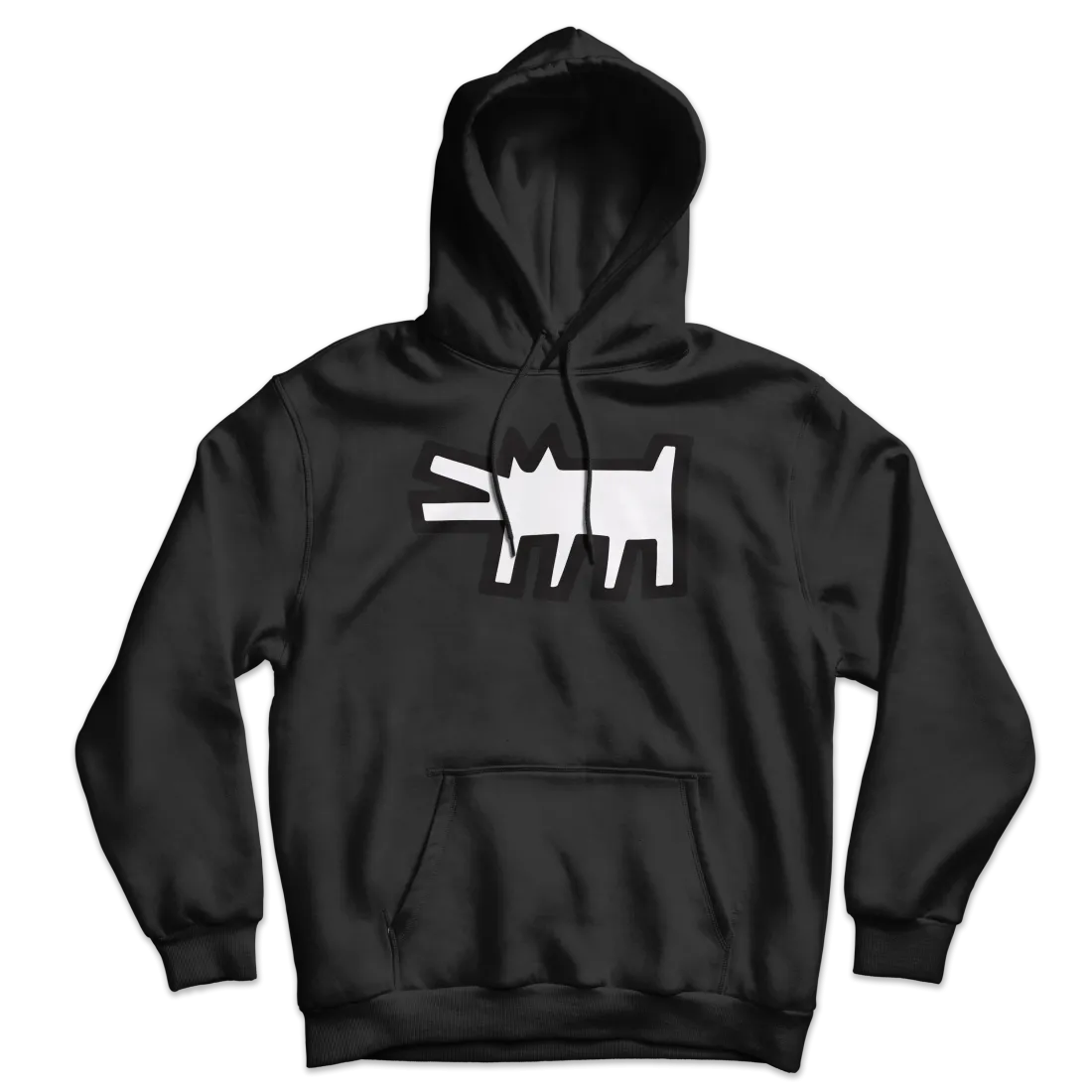 The Barking Dog Icon, 1990 Street Art Hoodie