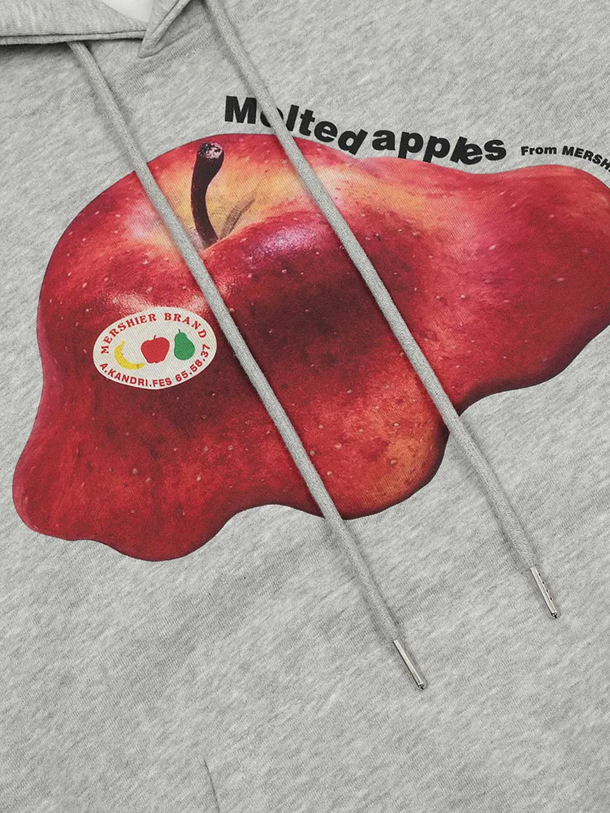 Thesupermade Apple Graffiti Hoodie