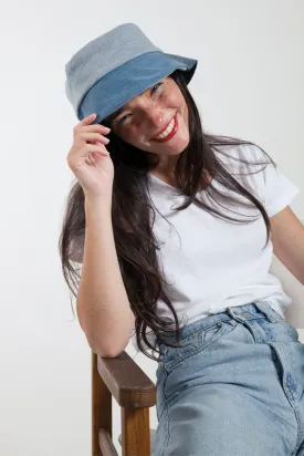 Upcycled Denim Bucket Hat