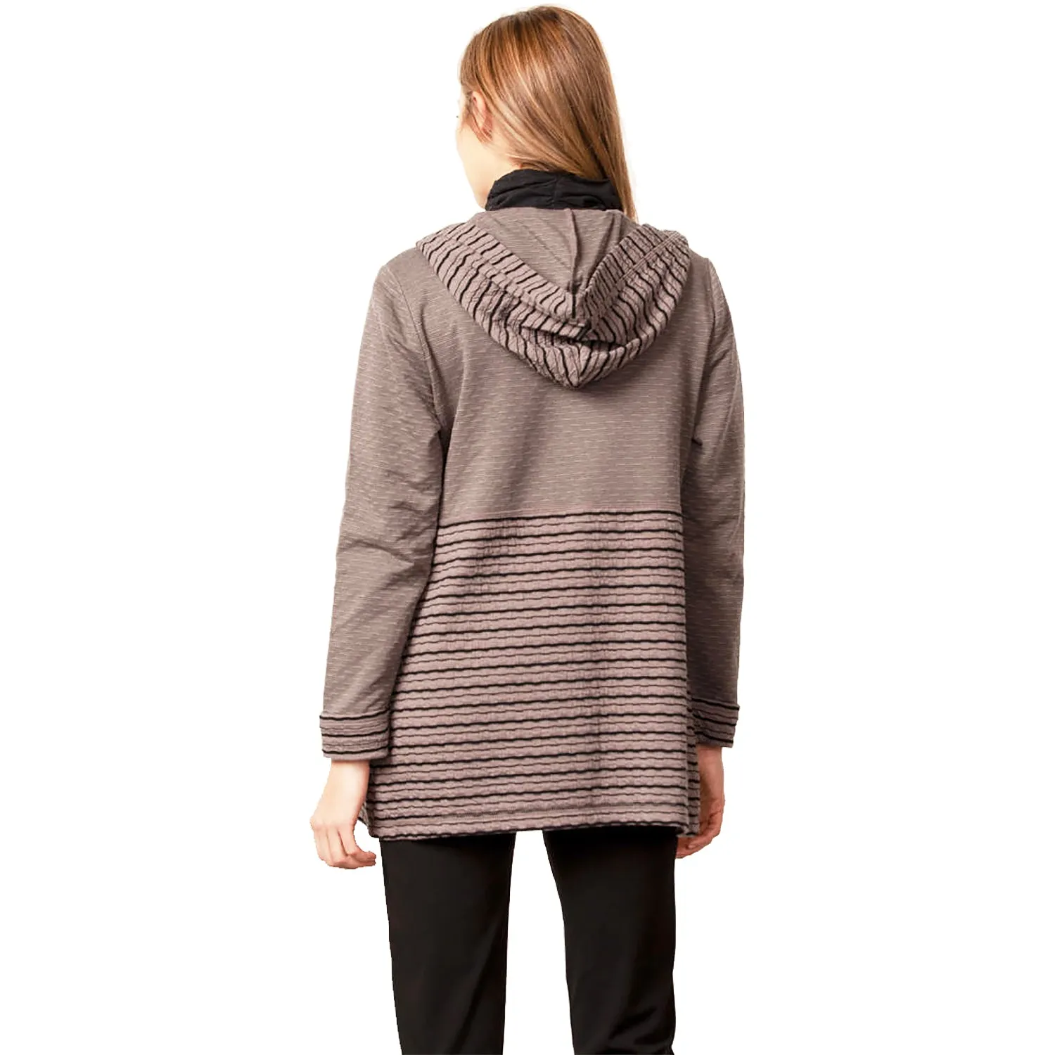 Women's Habitat Andes Stripe Hoodie Acorn